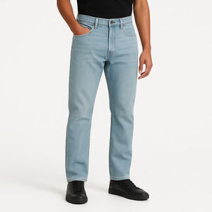 NWT Tommy Hilfiger Jeans Mens Size 2 Light Wash Straight Leg Five Pocket‎ Casual